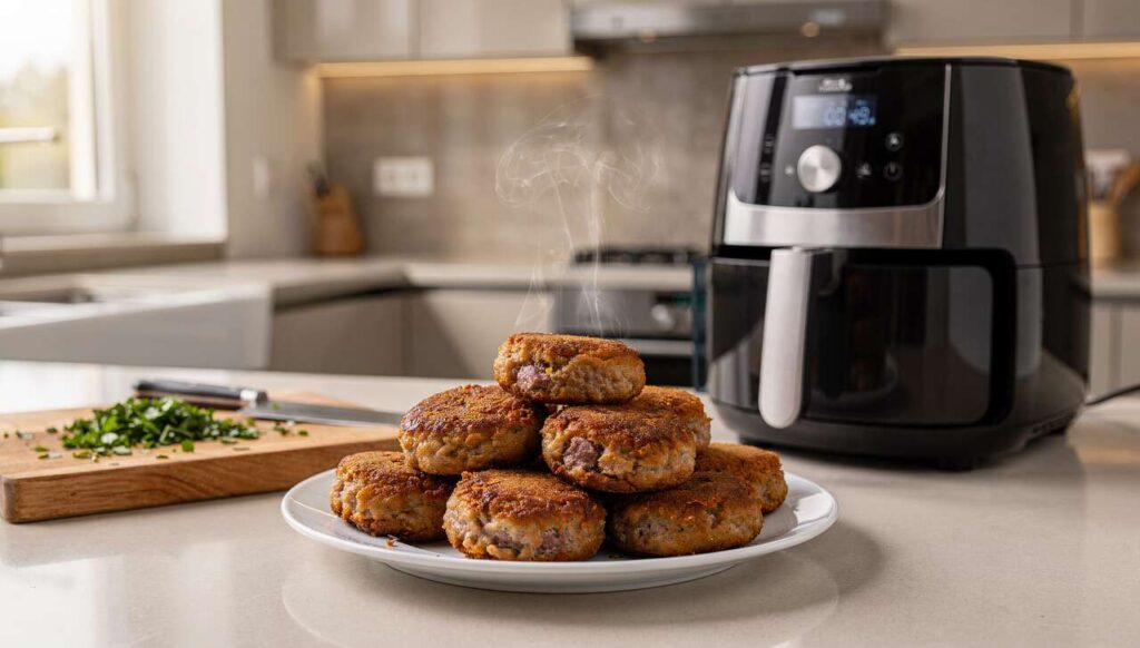 Airfryer-Frikadellen: Dieser Geheimtipp macht Buletten dreimal knuspriger