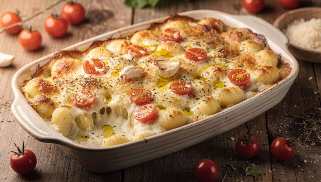 Gnocchi aus dem Backofen: einfach, cremig und köstlich überbacken