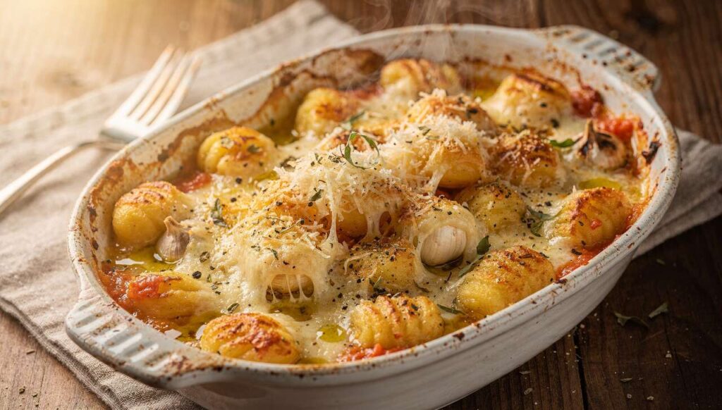 Gnocchi aus dem Ofen: simpel, cremig und herrlich überbacken