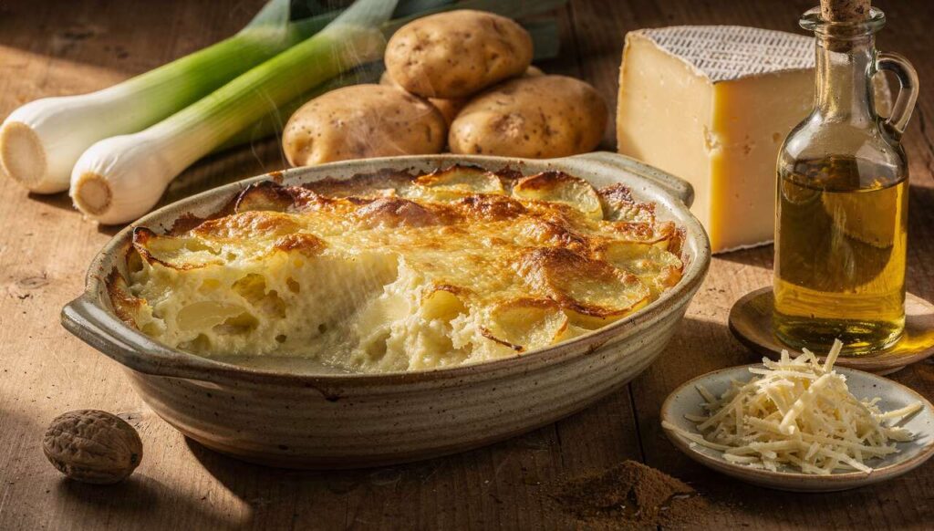 Wintermüdigkeit ade: Lauch-Kartoffel-Auflauf liefert Energie für den Frühlingsstart