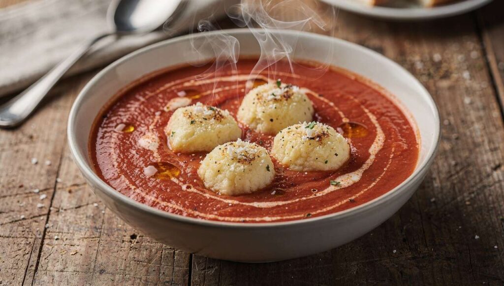 Parmesan-Klößchen in Tomatensuppe: Studie zeigt überraschenden Sättigungseffekt