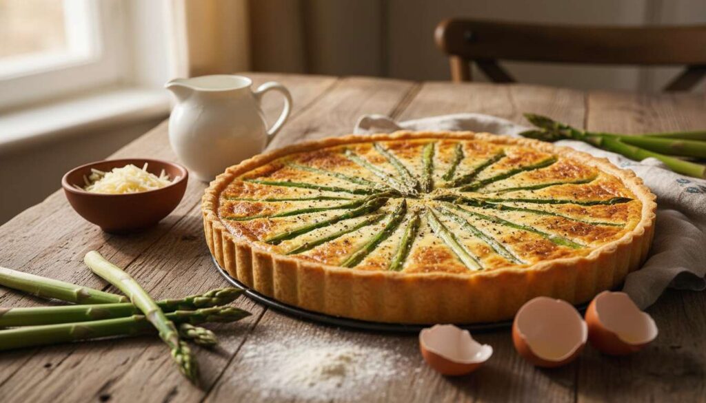 Spargel-Quiche ohne Vorbacken: In 30 Minuten fertig und ideal für den Osterbrunch