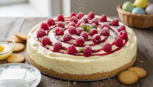 Himbeer-Schmand-Torte ohne Backen: Das ideale Dessert für die Ostertafel