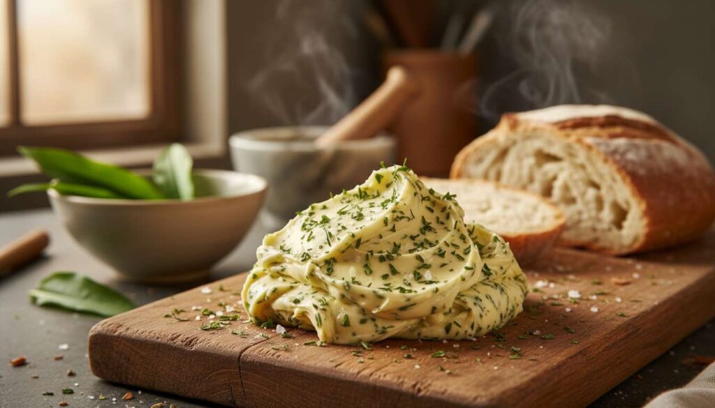 Bärlauch-Butter selber machen: Mit nur drei Zutaten schmeckt sie wie vom Wochenmarkt