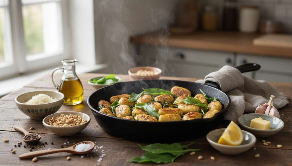 Bärlauch-Gnocchi aus der Pfanne: Buttrig, knusprig und in 15 Minuten auf dem Tisch